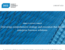 Tablet Screenshot of directconnectgroup.com